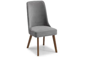 Huxley Chenille Dining Chair Dusk Grey - Le Divano