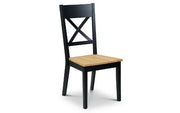 Hockley Chair Black/Oak - Le Divano