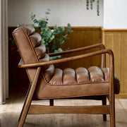 Marshall Accent Chair - Brown - Le Divano