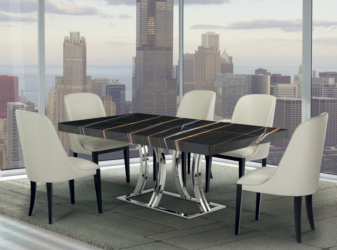 Aurora Steel Dining Table