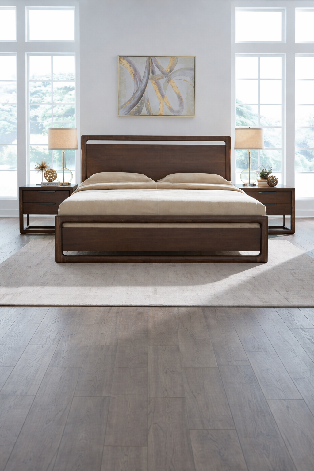 Tiffany Mahogany Bed Frame