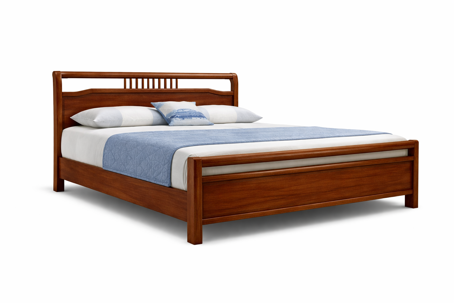 Emily Mahogany Bed Frame