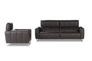Carlis - Reclining Sofa with Adjustable Headrest - Le Divano