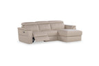 Bismark - L Shaped Sectional Sofa with Recliner - Le Divano