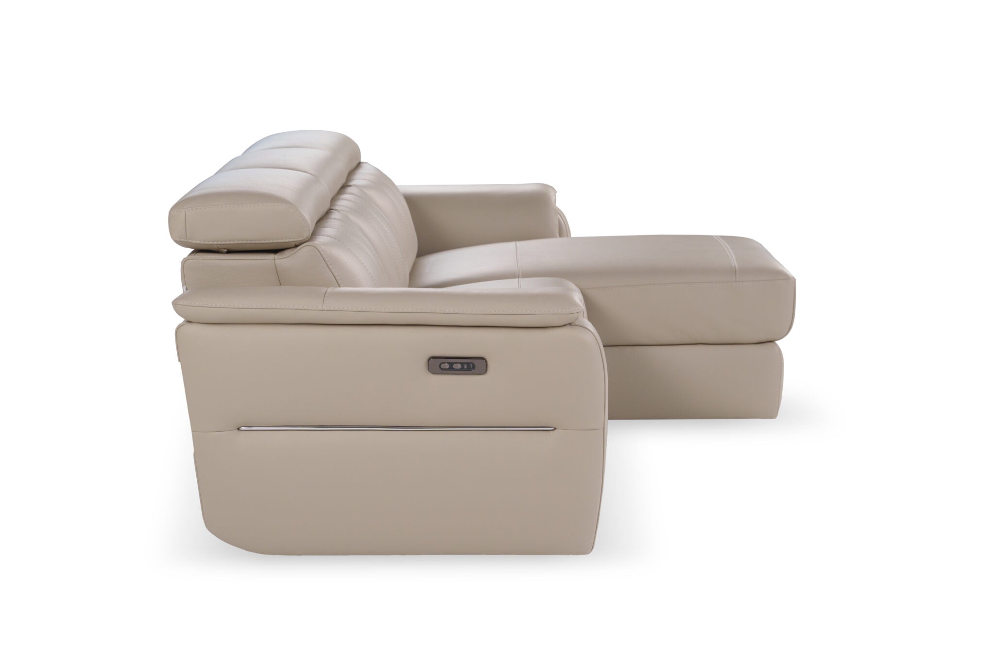 Bismark - L Shaped Sectional Sofa with Recliner - Le Divano