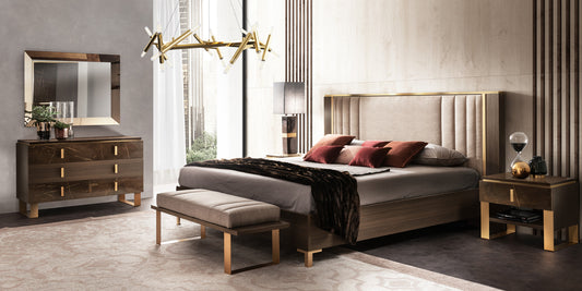 Essenza Upholstered Bed - Le Divano