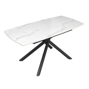 Giovanni Extending Dining Table White - Le Divano