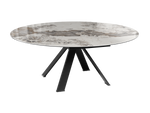 Load image into Gallery viewer, Grande Austin Extending Round Dining Table - Modern Italian Dining Table

