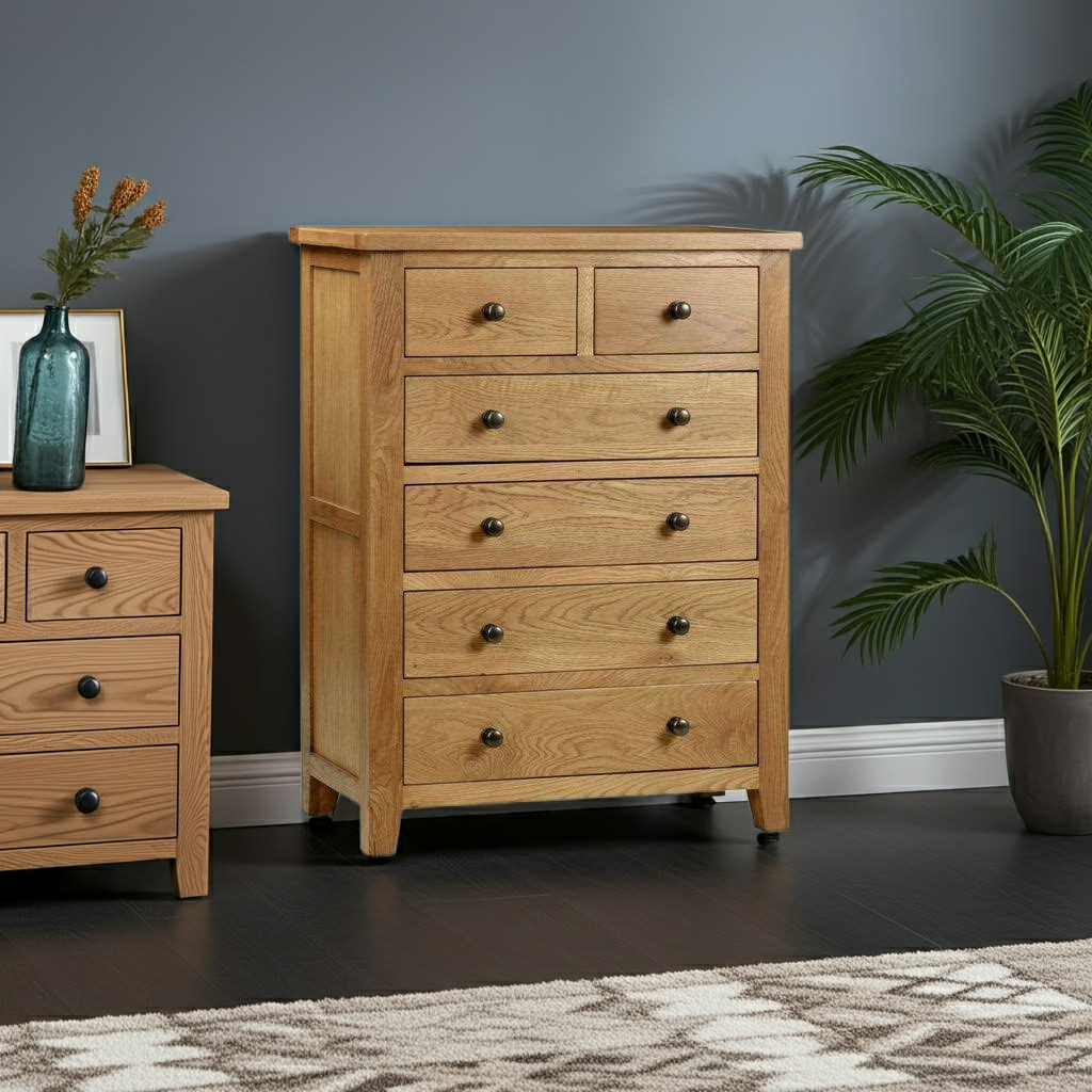 Marlborough 4+2 Modern Drawer Chest for Stylish Storage Solutions