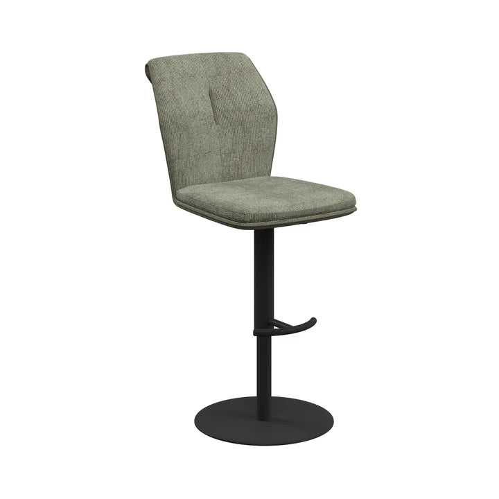 Sicily Fabric Bar Stool Green