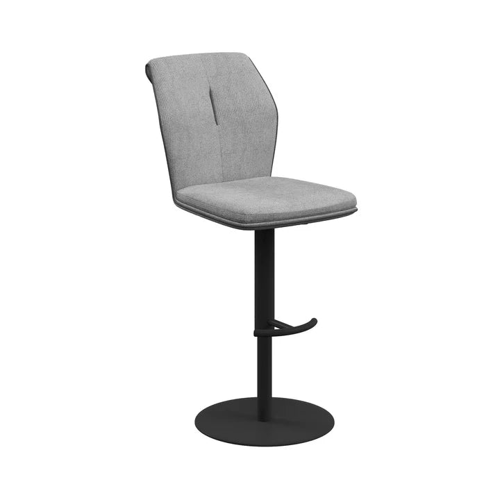 Sicily Fabric Bar Stool Grey