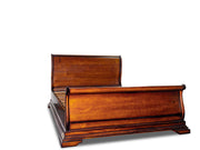 Mahogany Sleigh Bed - Le Divano
