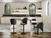 Budapest Bar Stool Black - Le Divano