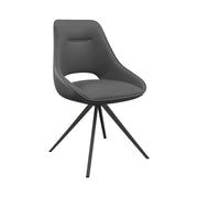Cerutti Grey Swivel Chair - Le Divano